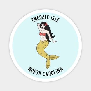 Emerald Isle North Carolina Mermaid Magnet
